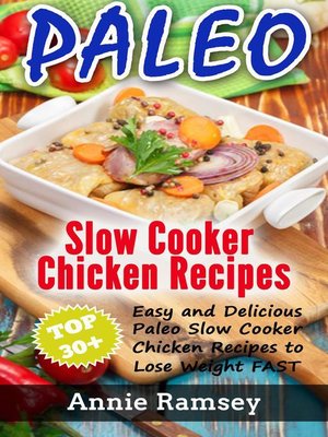 cover image of Paleo Slow Cooker Chicken Recipes